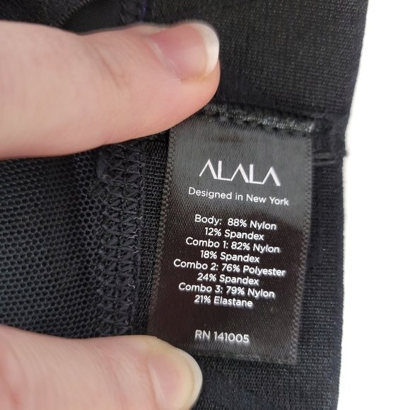 ALALA Purple Mesh Back Sports Bra - Picture 5 of 7